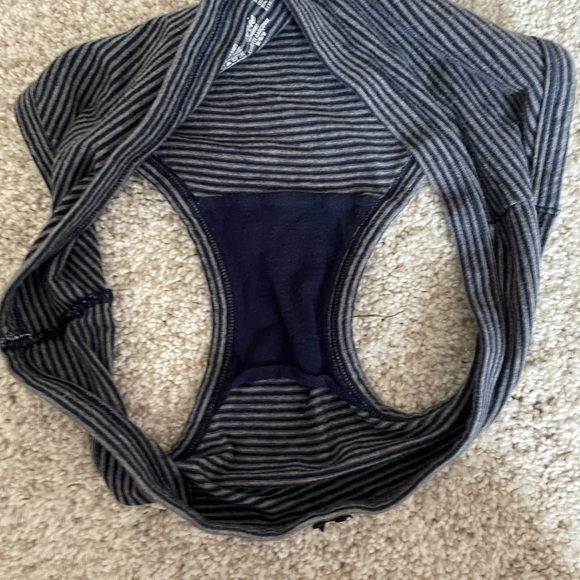 Aerie Blue & Gray Stripped Boybrief Panties Size M - Picture 4 of 7